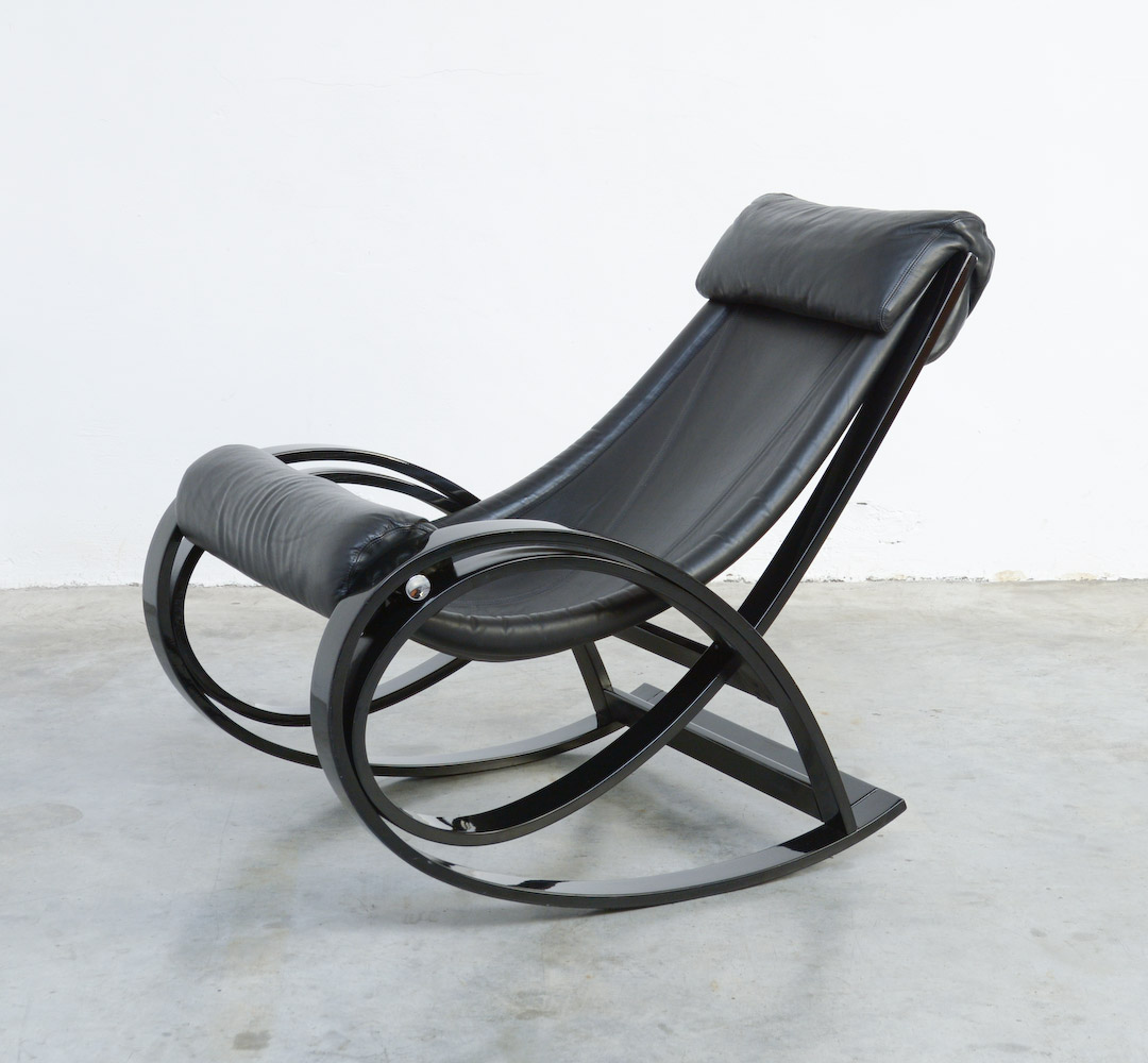 Sgarsul Rocking Chair By Gae Aulenti for Poltronova