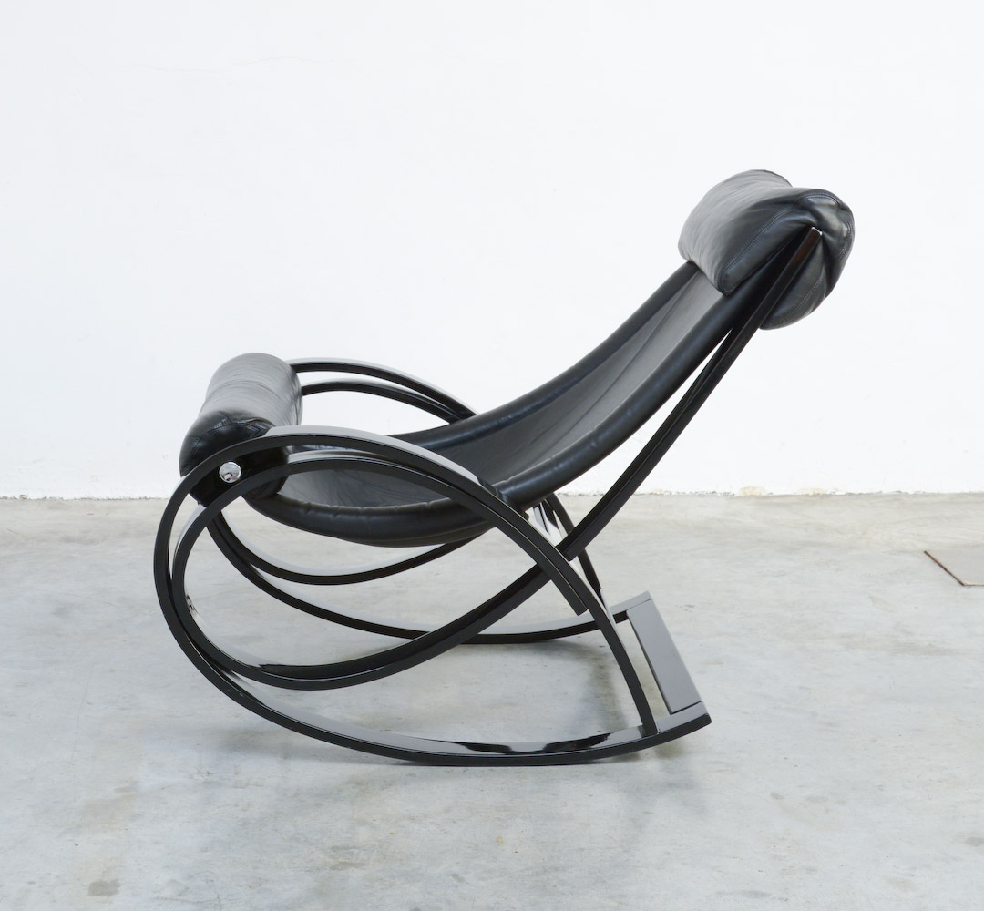 Sgarsul Rocking Chair By Gae Aulenti for Poltronova