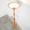 Red Copper Art Deco Floor Lamp