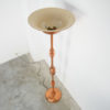 Red Copper Art Deco Floor Lamp