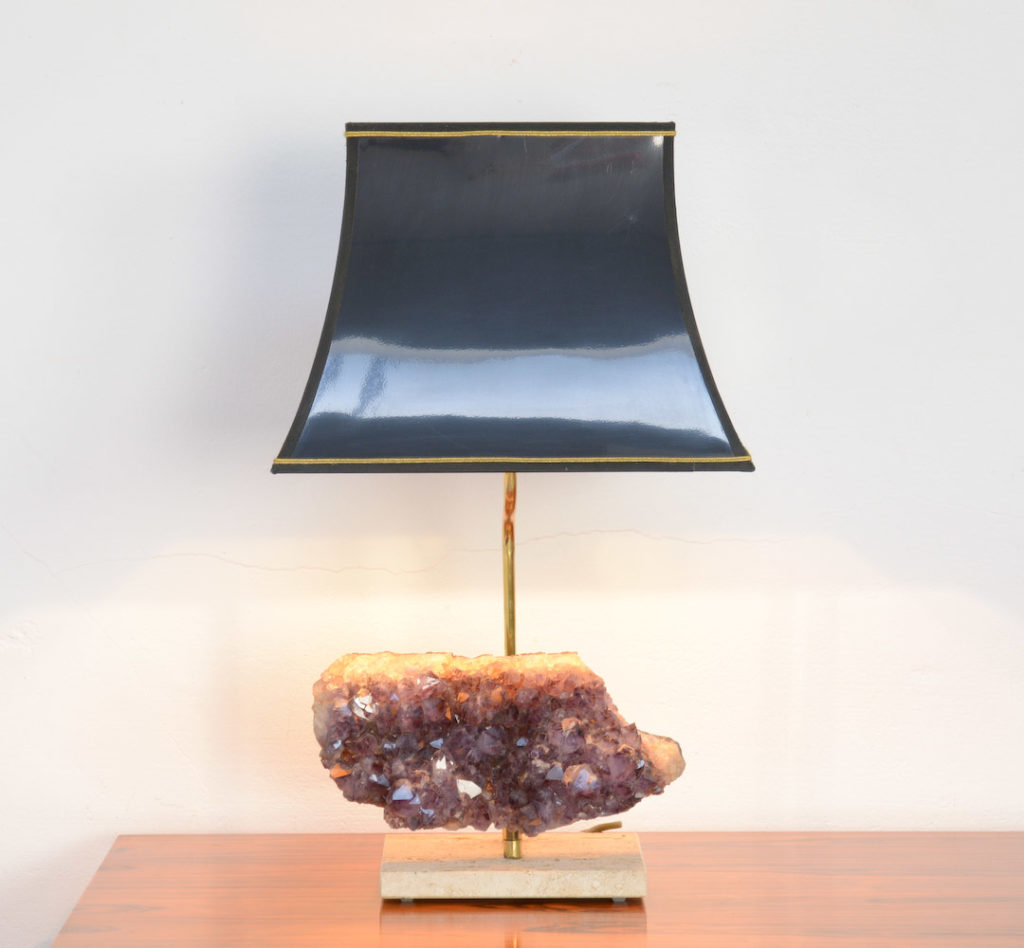 Decorative Amethyst Table Lamp