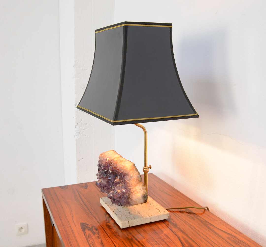 Decorative Amethyst Table Lamp