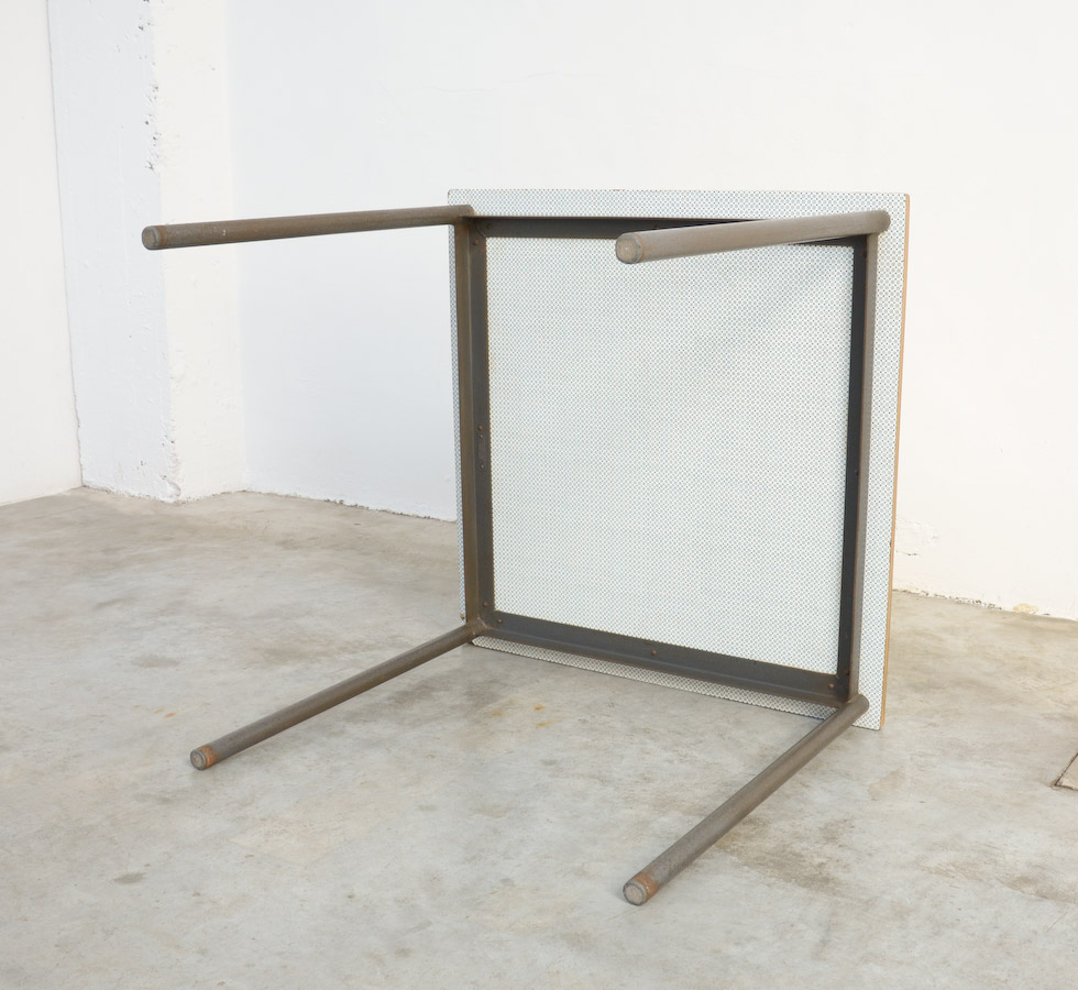 Square Industrial Table