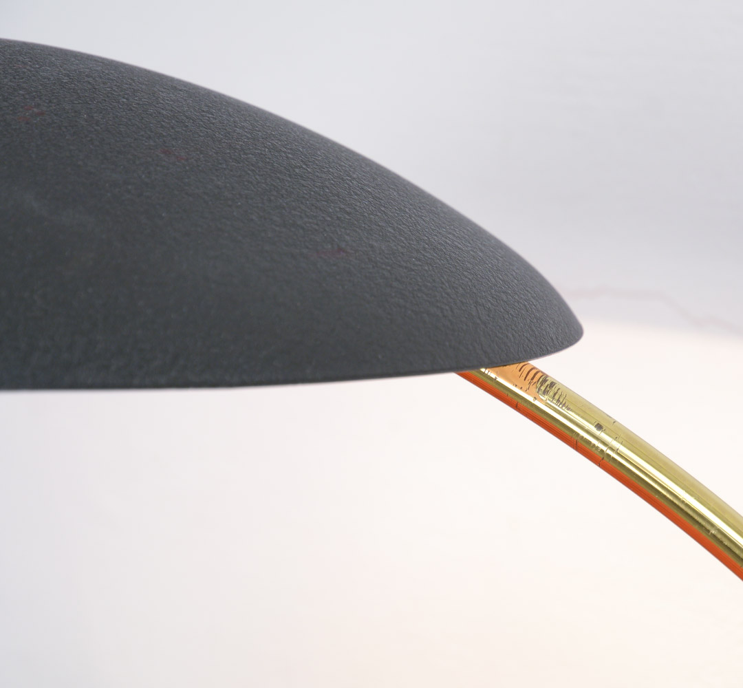 Cosack Mid-Century Black and Brass Desk Lamp