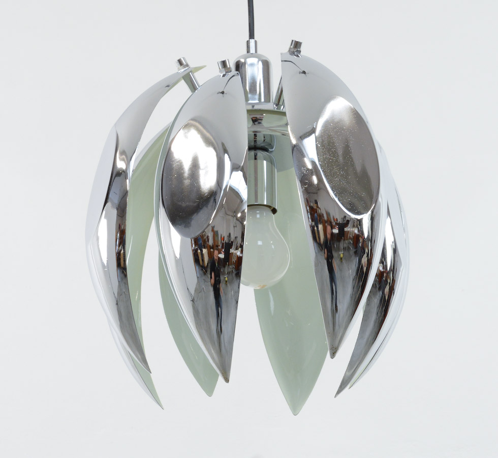 1960s Chrome Pendant Lamp