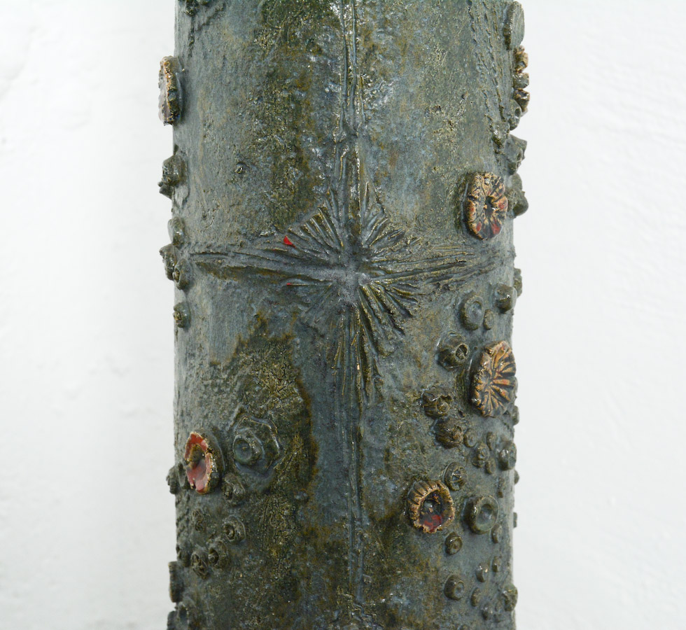 Belgian Ceramic Candle Holder, 1967