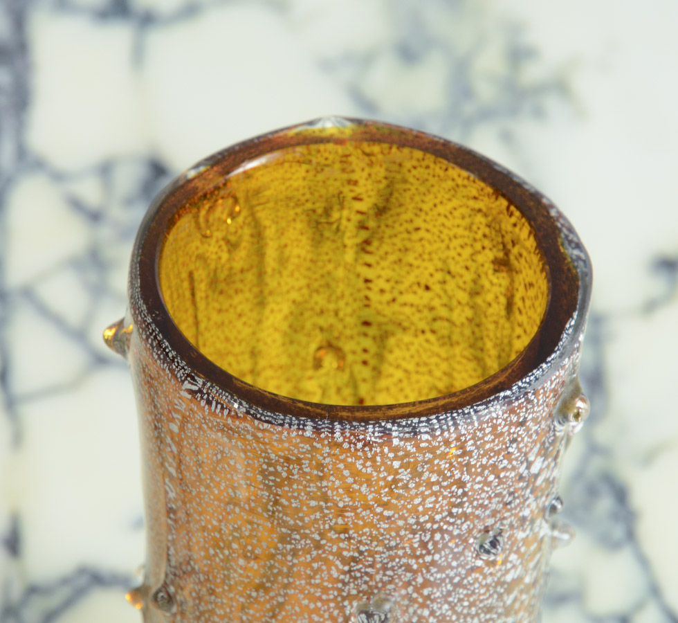 Sculptural Murano Glass Vase of the 1970s