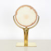 Elegant Brass and Agate Sculpture in the manner of Claude Lalanne
