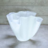 White Cartoccio Vase designed by Pietro Chiesa for Fontana Arte