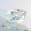 Crystal Glass Ashtray in the manner Max Ingrand