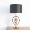 Impressive Brass and Crystal Table Lamp in the manner of Willy Daro