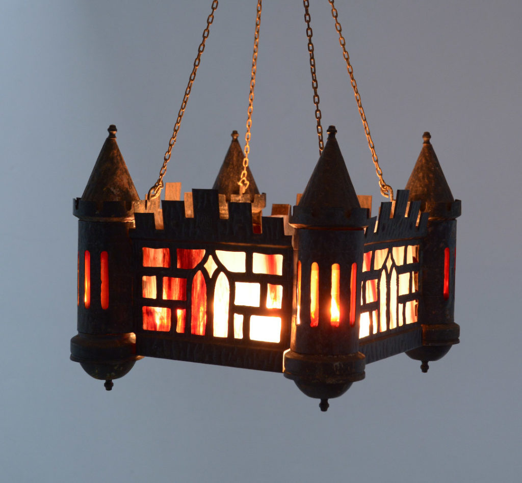 Amazing Pendant Castle Candle Holder