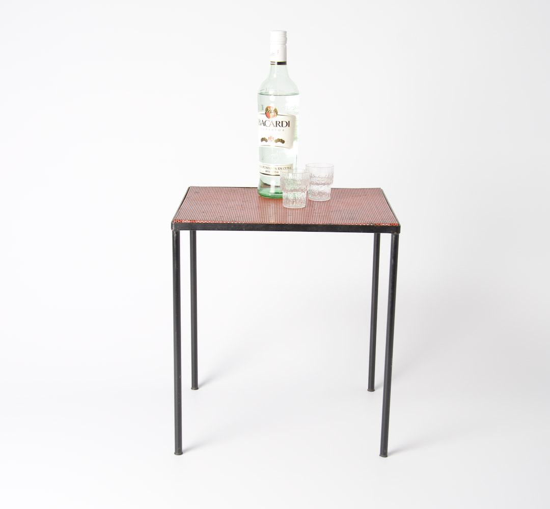 Mathieu Mathégot Style Side Table