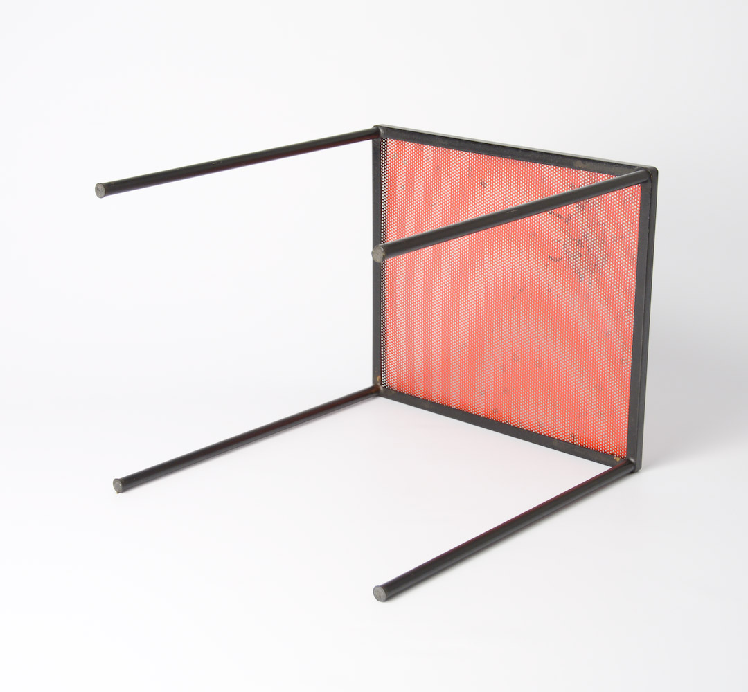 Mathieu Mathégot Style Side Table