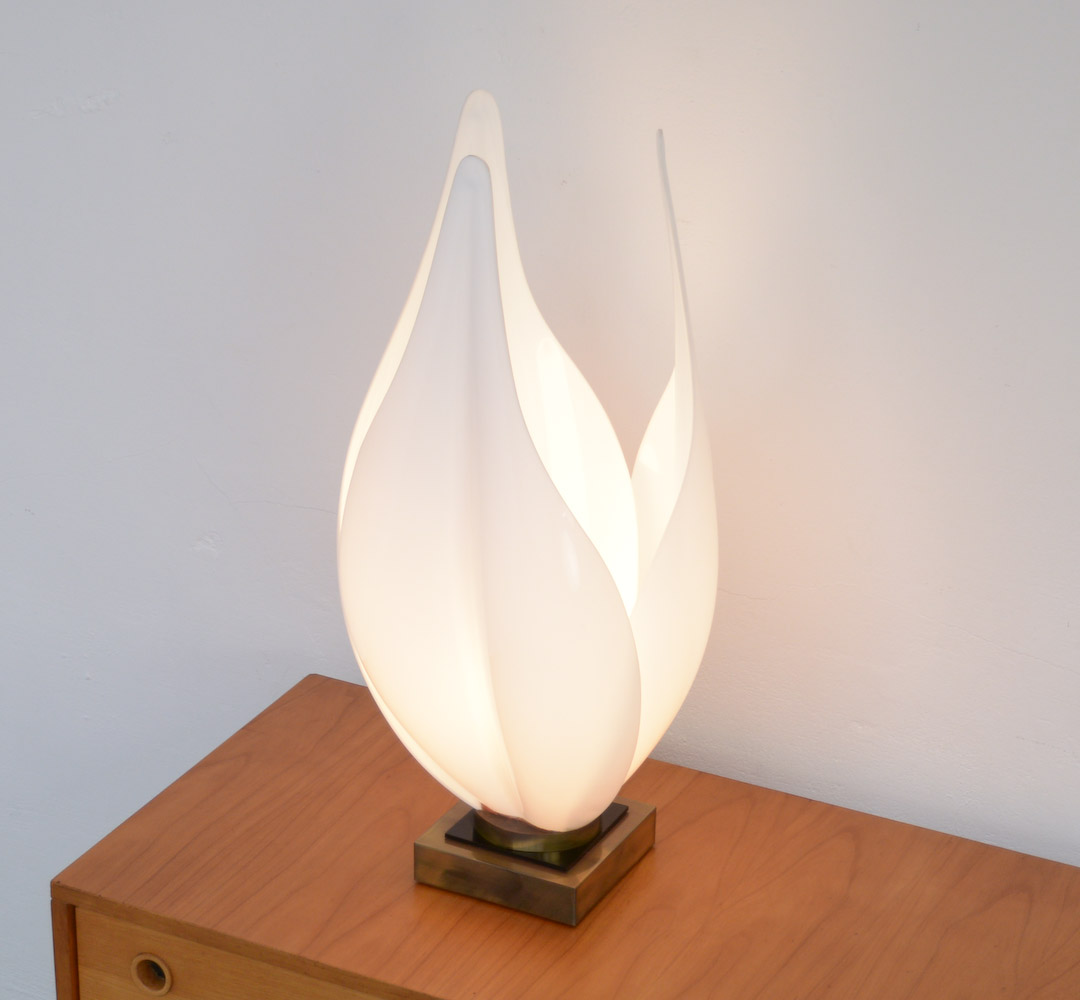 Decorative Tulip Table Lamp by Rougier Vintage Design Point