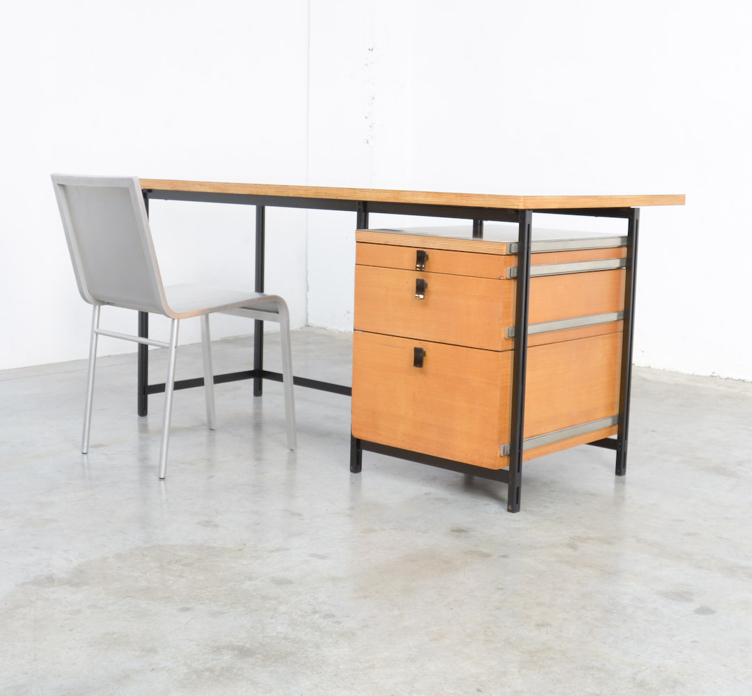 Desk by Jules Wabbes for Mobilier Universel
