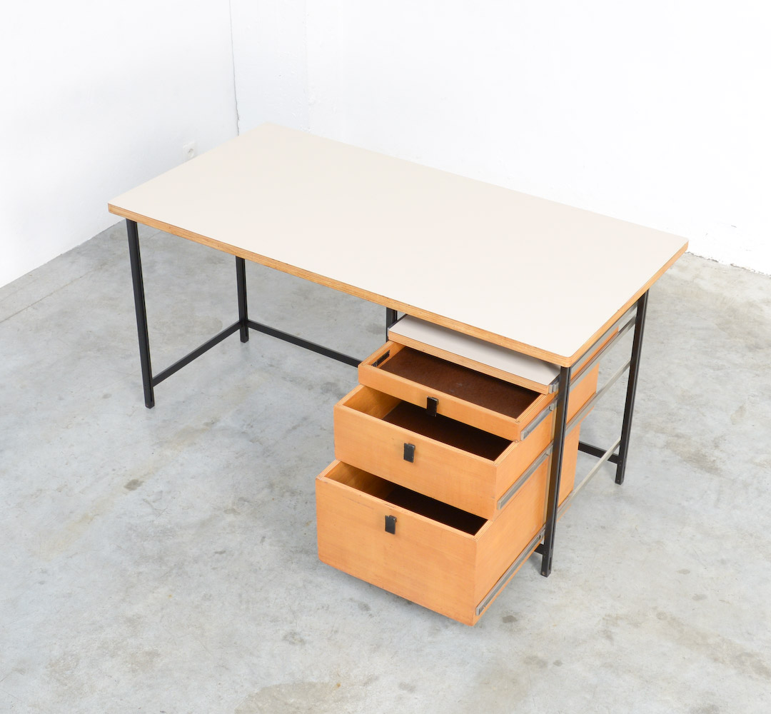 Desk by Jules Wabbes for Mobilier Universel
