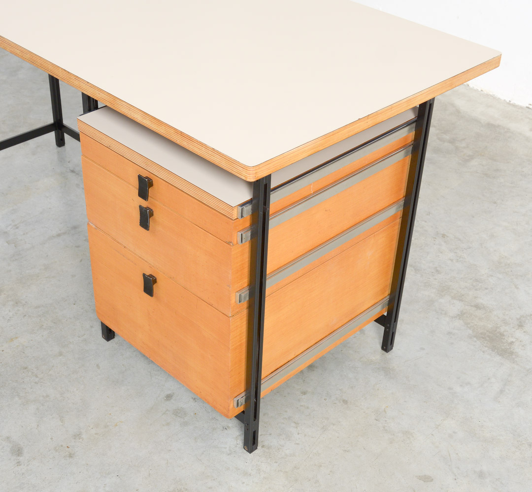 Desk by Jules Wabbes for Mobilier Universel