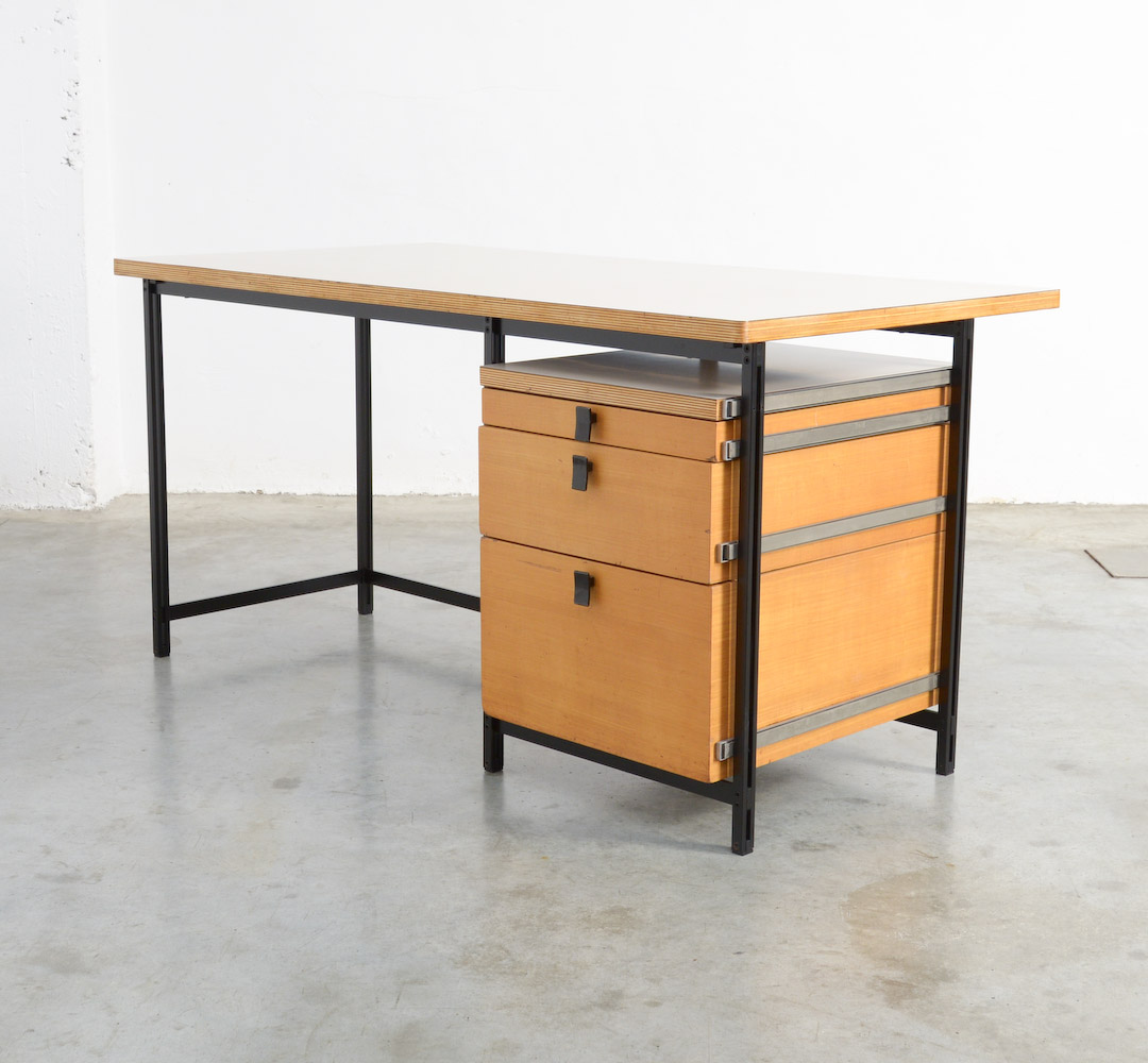 Desk by Jules Wabbes for Mobilier Universel