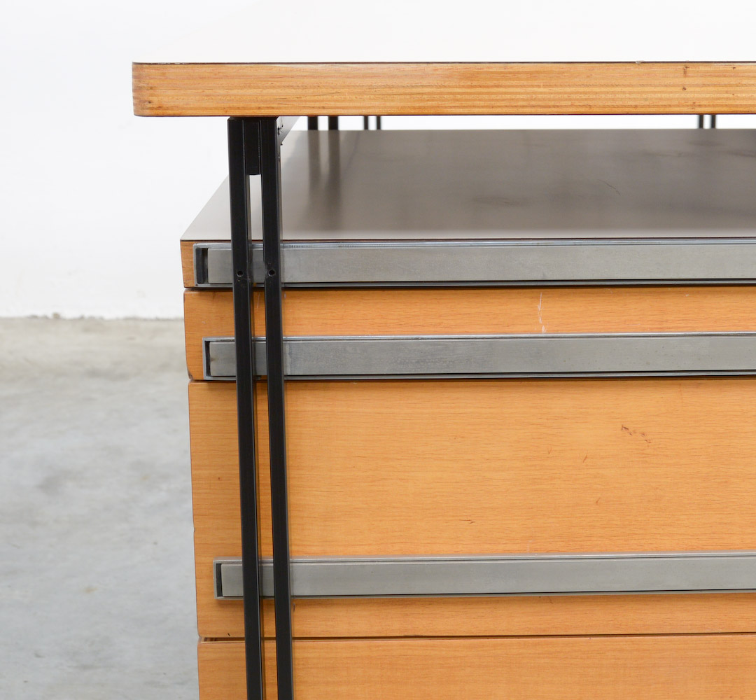 Desk by Jules Wabbes for Mobilier Universel