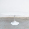 Large Oval Carrara Marble Tulip Table by Eero Saarinen for Knoll Int.