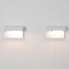 Pair of minimal wall lamps GE 50 by Christophe Gevers for Light