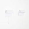 Pair of minimal wall lamps GE 50 by Christophe Gevers for Light