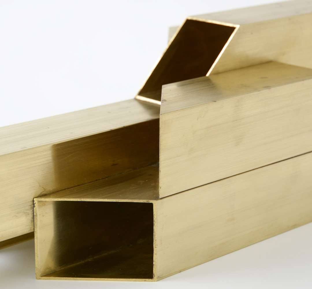 Geometric Brass Sculpture