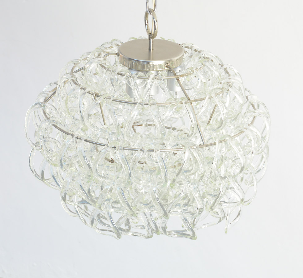 Giogali Chandelier by Angelo Mangiarotti for Vistosi