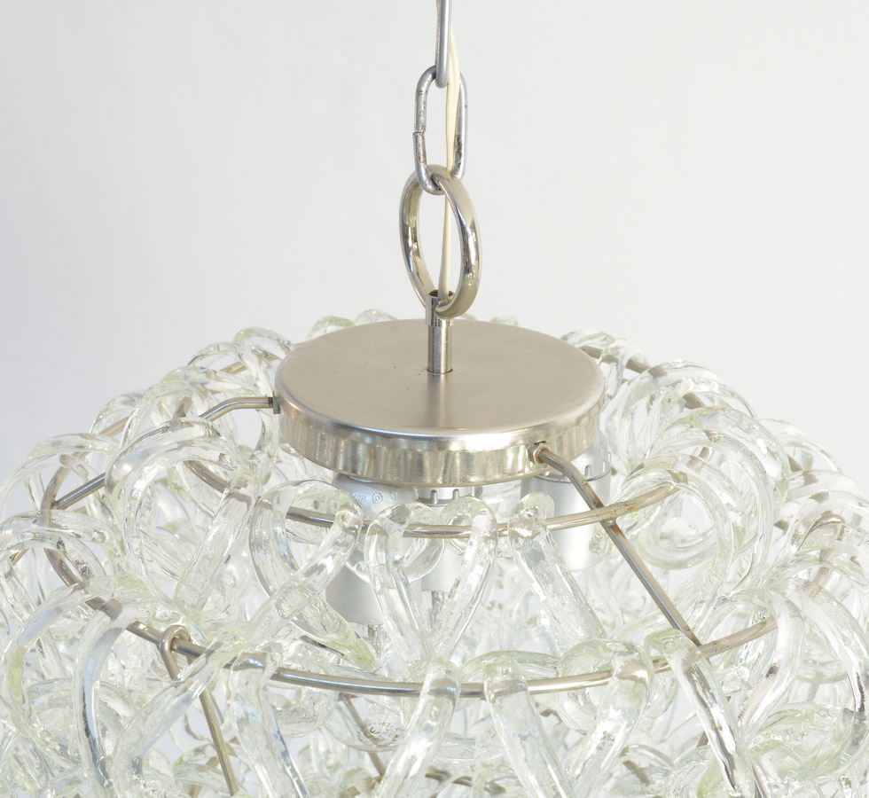 Giogali Chandelier by Angelo Mangiarotti for Vistosi