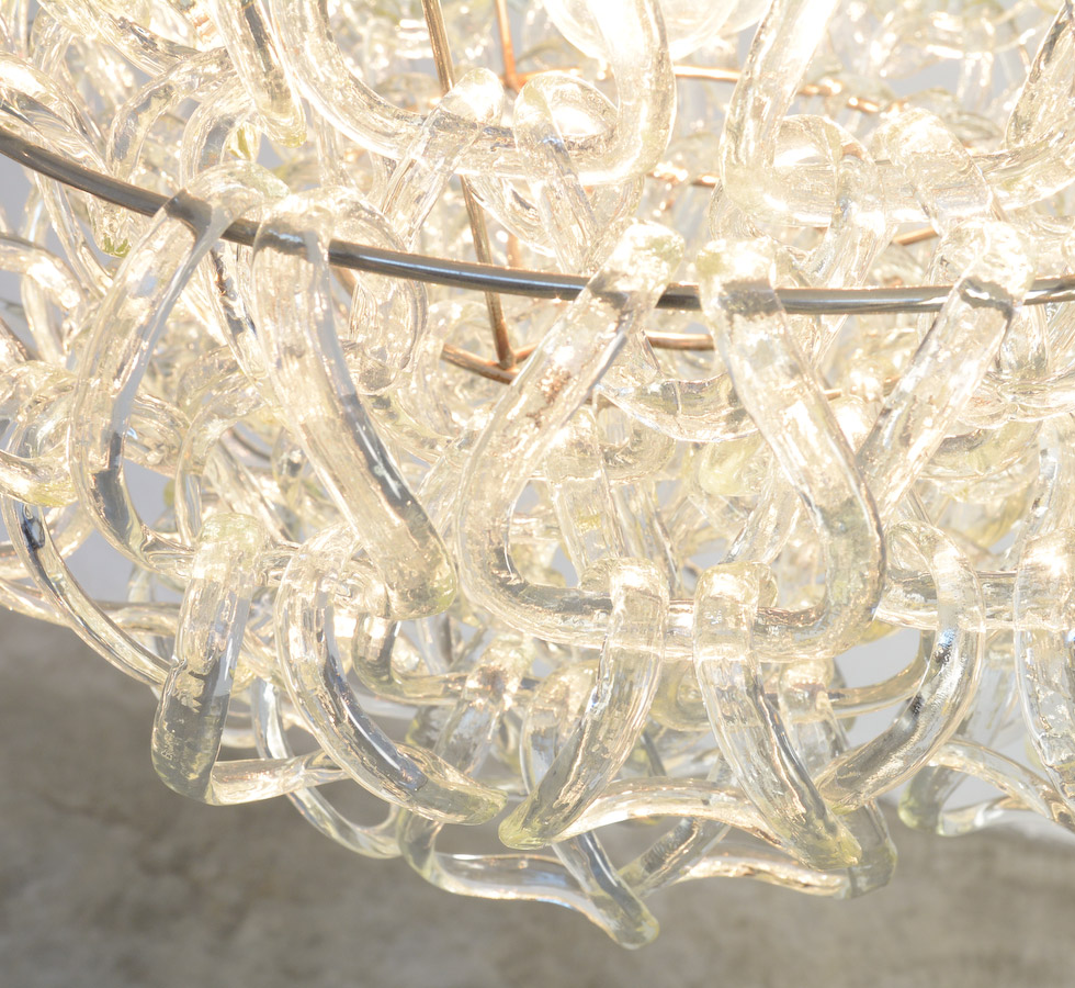 Giogali Chandelier by Angelo Mangiarotti for Vistosi
