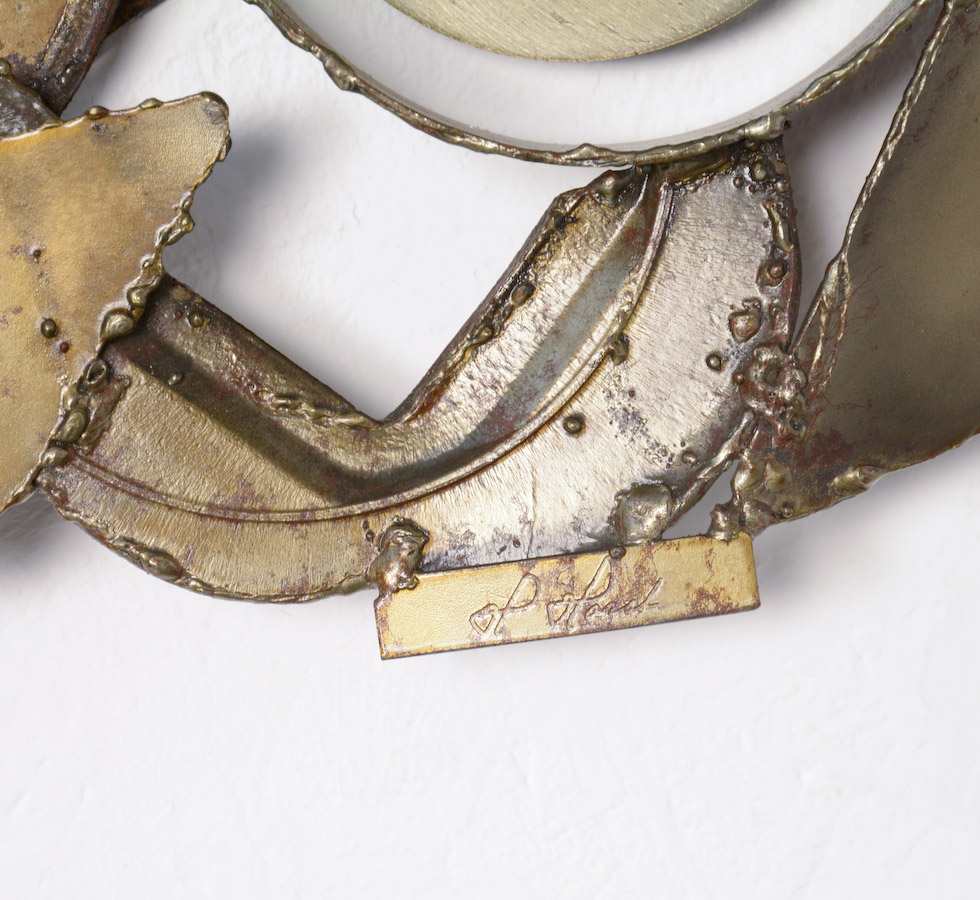 Brutalist Wall Sculpture by Henrik Horst