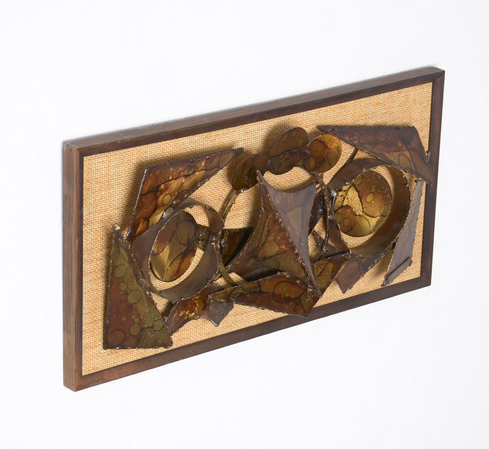 Brutalist Wall Sculpture by Henrik Horst, Denmark