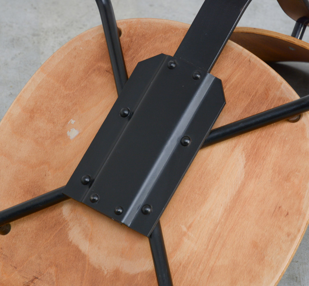 Industrial Chair by Willy Van Der Meeren for Tubax