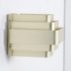 Gold Colored Aluminum Wall Lamp by Jules Wabbes