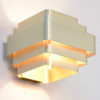 Gold Colored Aluminum Wall Lamp by Jules Wabbes