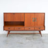 Organic Teak Highboard by Louis Van Teeffelen for Webe