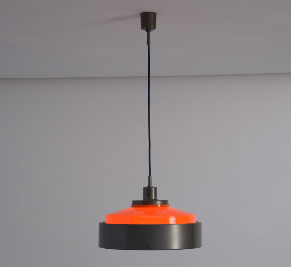 Gino Sarfatti for Arteluce, Rare Pendant Lamp 2098, 1958