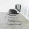 Set of 4 MR10 Cantilever Chairs by L. Mies Van der Rohe for Knoll Int.