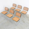 Set of 6 ‘Cesca’ B32 Side Chairs by Marcel Breuer for Thonet