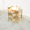 Gold Coloured Pendant Lamp by Max Sauze