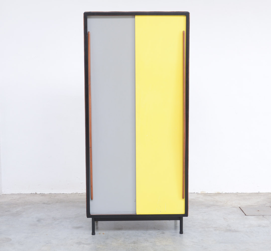 Vintage retro Wardrobe Cabinet by Willy Van Der Meeren for Tubax