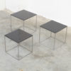 Set of Nesting Tables PK71 by Poul Kjaerholm for E. Kold Christensen, 1957
