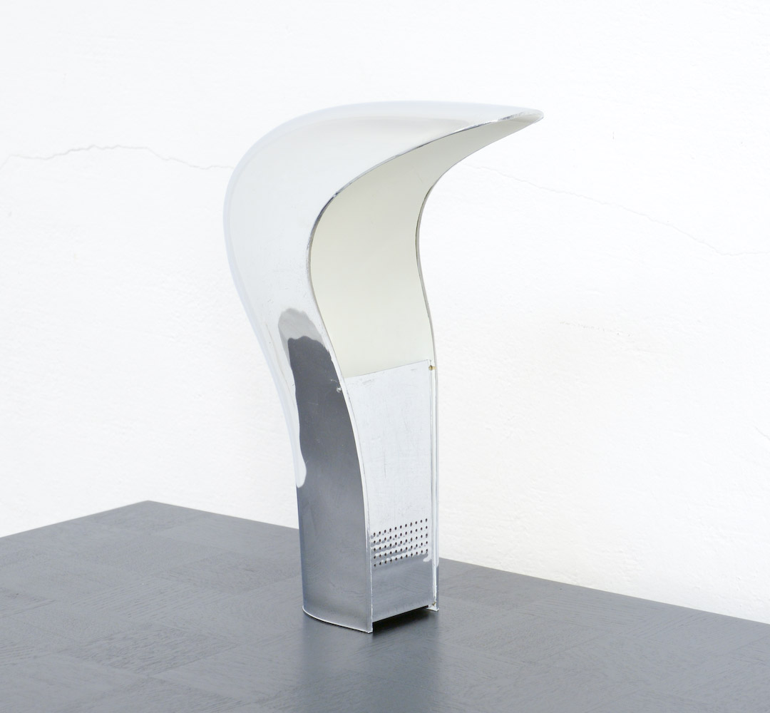 Chrome Pelota Desk Lamp by C. Casati and E. Ponzio for Lamperti