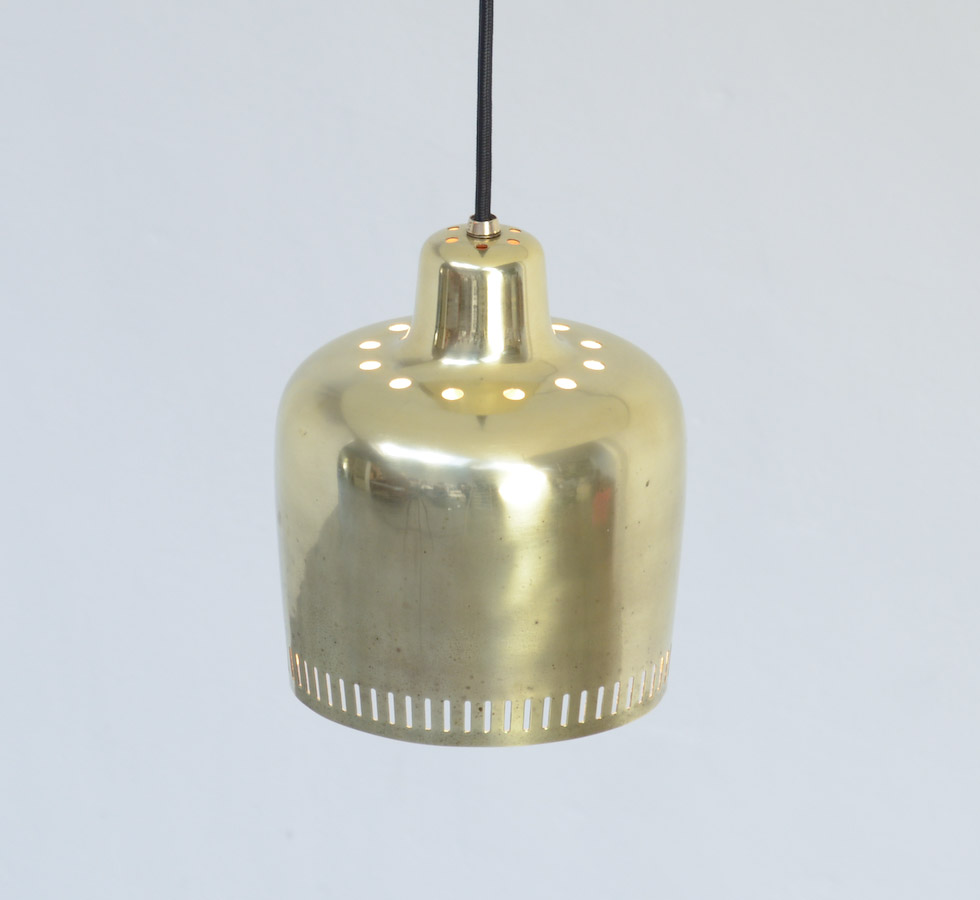 Kultakello or Golden Bell Pendant Lamp A330S by Alvar Aalto for Artek