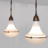 Pair of Luzette Pendant Lamps by Peter Behrens for Siemens