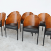 8 Costes chairs by Philippe Starck for Driade
