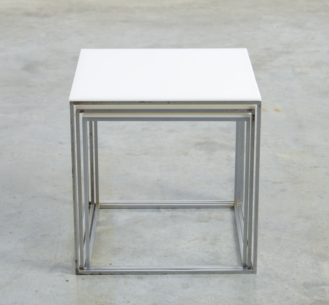 PK 71 Set of Nesting Tables by Poul Kjaerholm for Kold Christensen