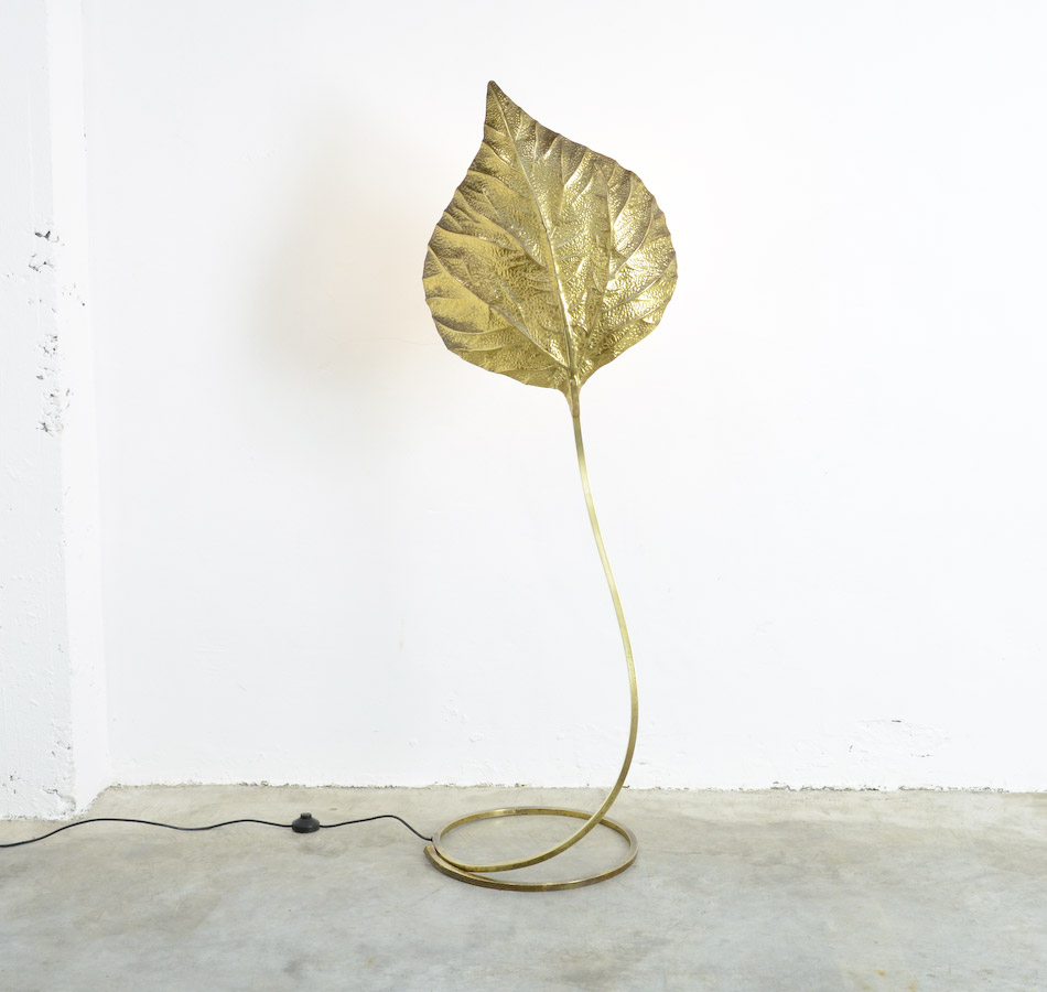 Brass Floor lamp Rabarbaro by Carlo Giorgi for Bottega Gadda