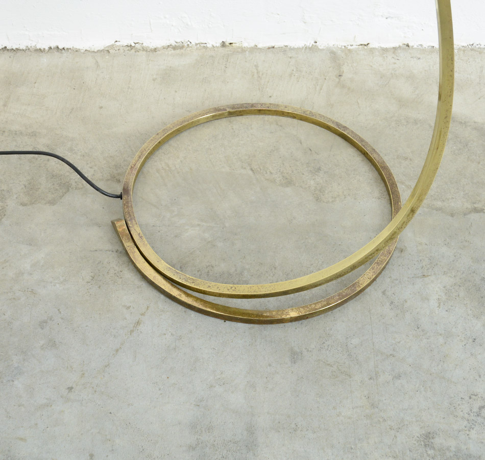 Brass Floor lamp Rabarbaro by Carlo Giorgi for Bottega Gadda
